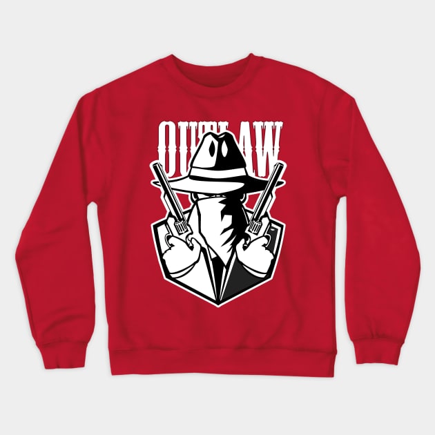 Outlaw: Gunslinger Crewneck Sweatshirt by AlterAspect